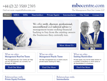 Tablet Screenshot of mbocentre.com